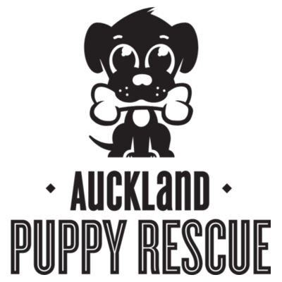 AS Colour Unisex Hoodie - Puppy Rescue Logo Black Design