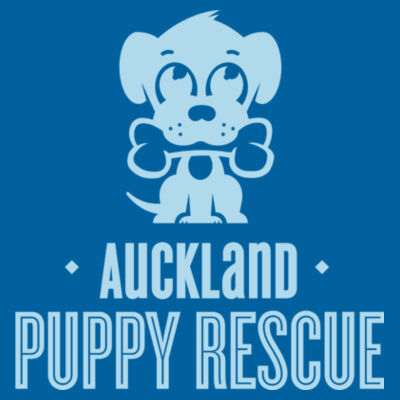 AS Colour Kids Tee - Puppy Logo Sky Design