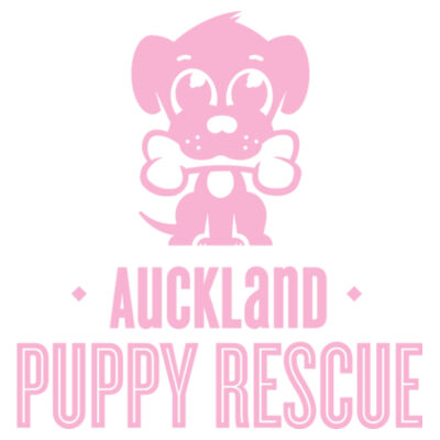 AS Colour Kids Tee White - Puppy Logo Blush Design