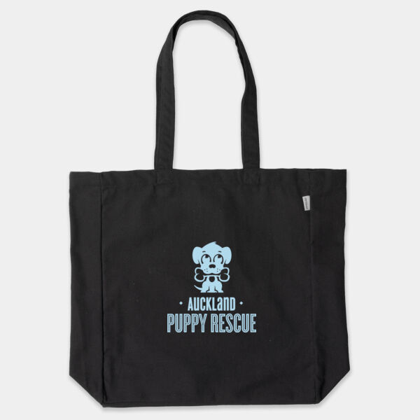 Canvas Tote Bag - Puppy Logo Sky Thumbnail