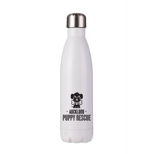 Stainless Steel Drink Bottle - Puppy Rescue Logo Thumbnail